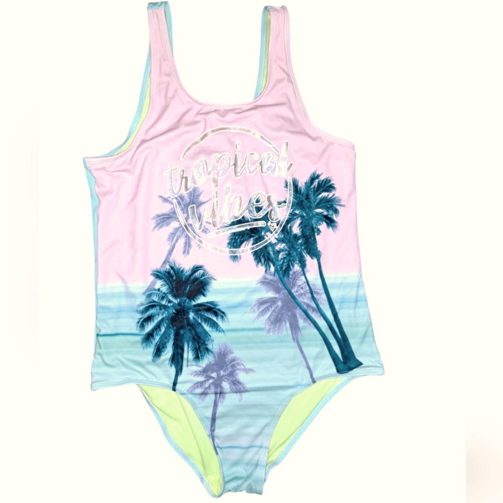 Justice positive vibes swimsuit